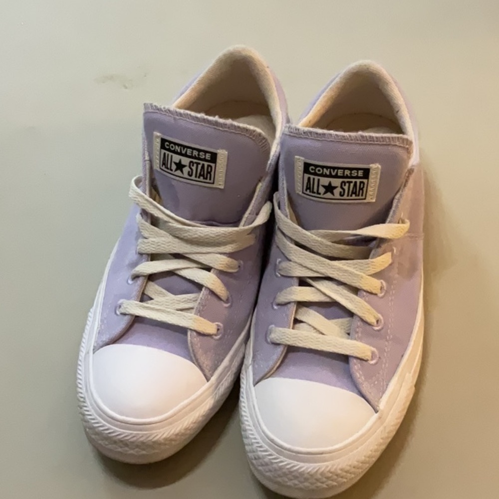 Converse All Star Low Top Sneakers in Light Lavender